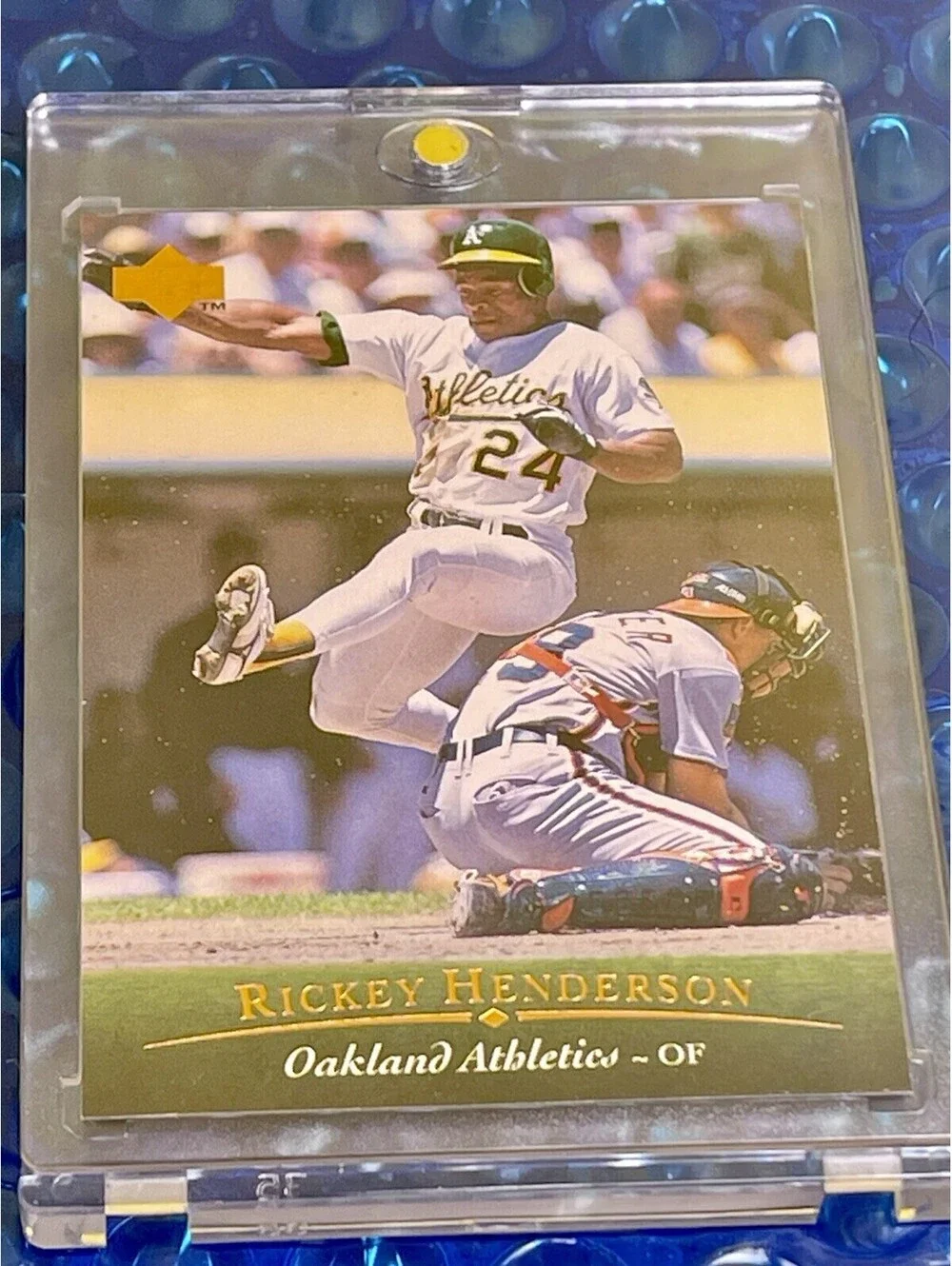 Rickey Henderson RARE Upper Deck CARD SSP A’S HALL OF FAME MVP ROY MINT